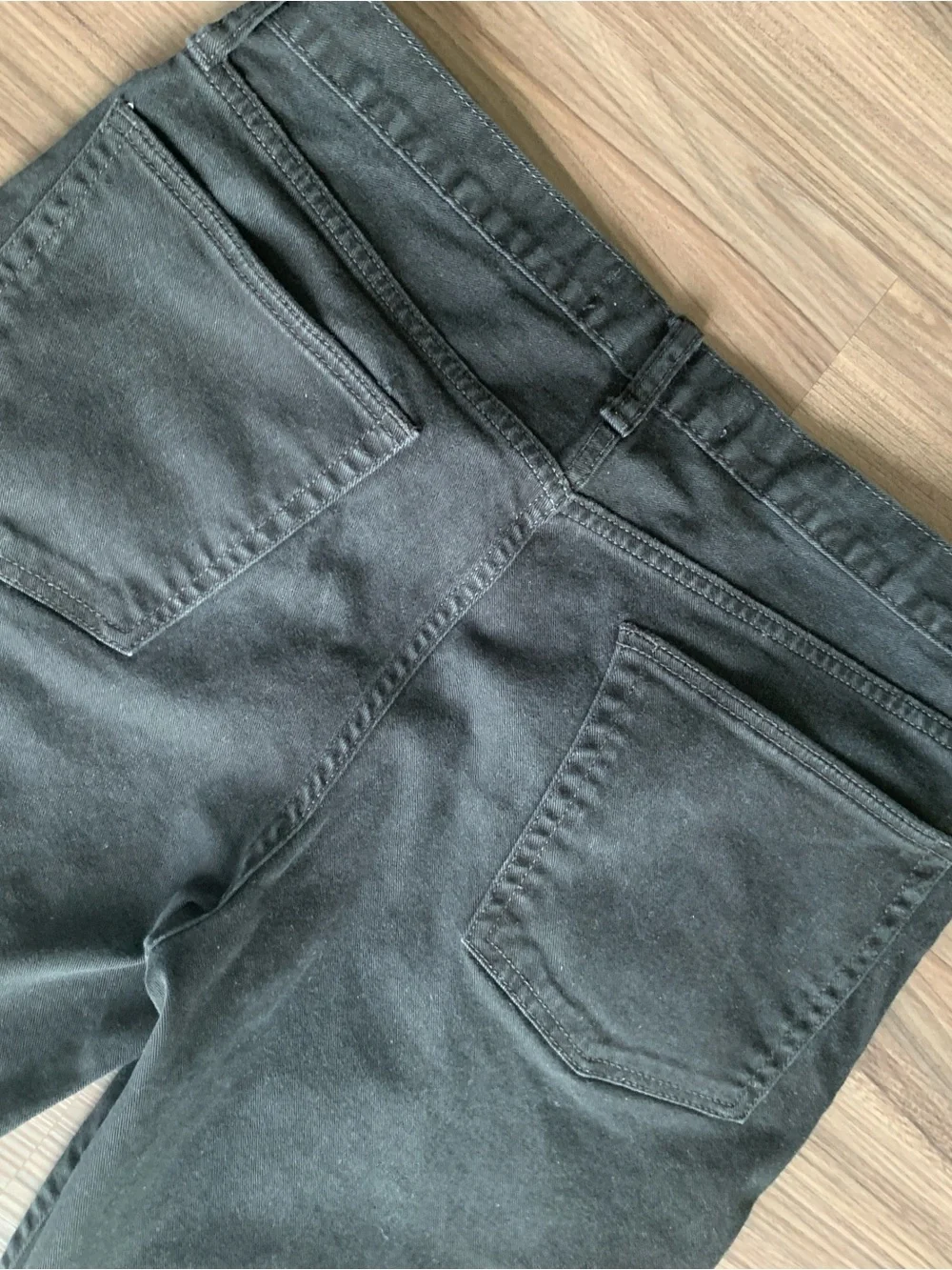 GAP Black Straight Denim Jeans Size 34x32